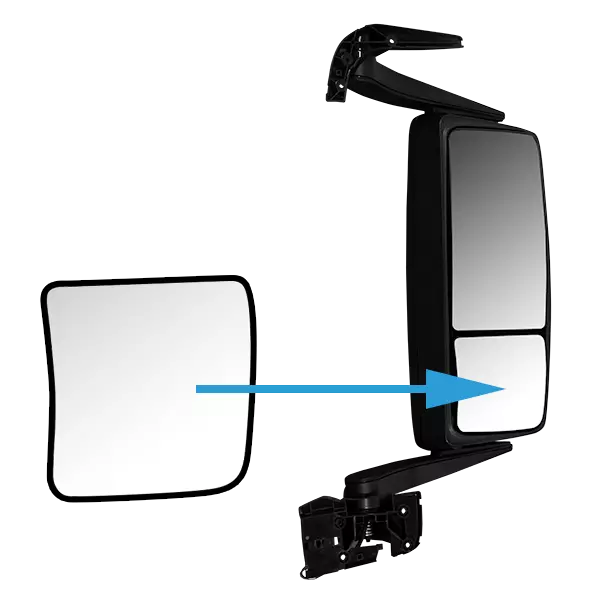 Miroir grand angle supérieur de rétroviseur gauche droit Glaces de  rétroviseur - AGZ000531617