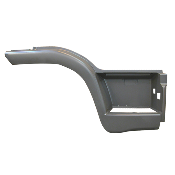 Aile avec marchepied droit, gris clair pour IVECO Eurocargo 60