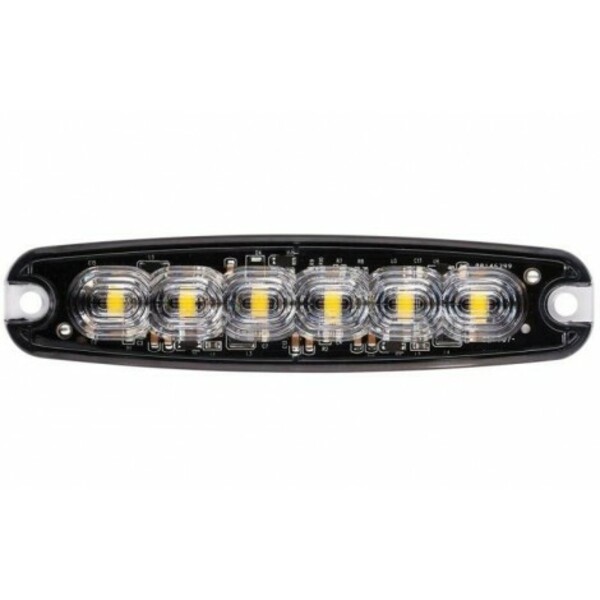 Feu de pénétration SUPERSLIM R65 CRISTAL 6 LED