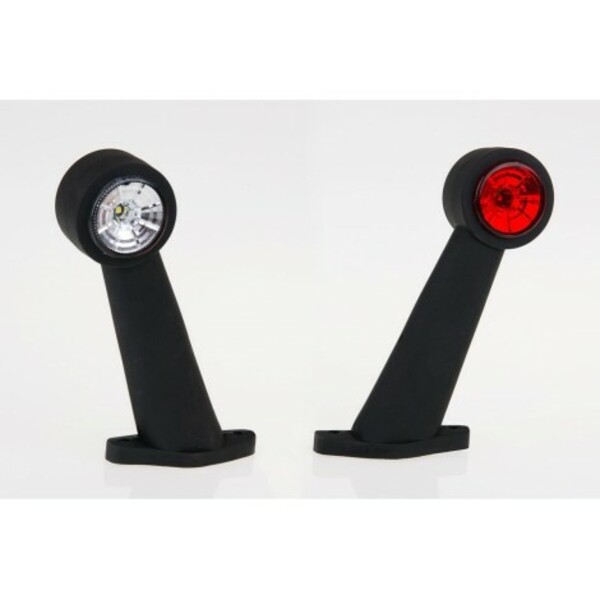 Set de deux Feux sur antenne LED 12/24V oblique