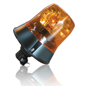 Gyrophare LED orange 12/24V fixation 3 points - Flashant