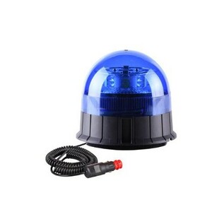 Gyrophare LED R65 BLEU base magnetique allume cigare